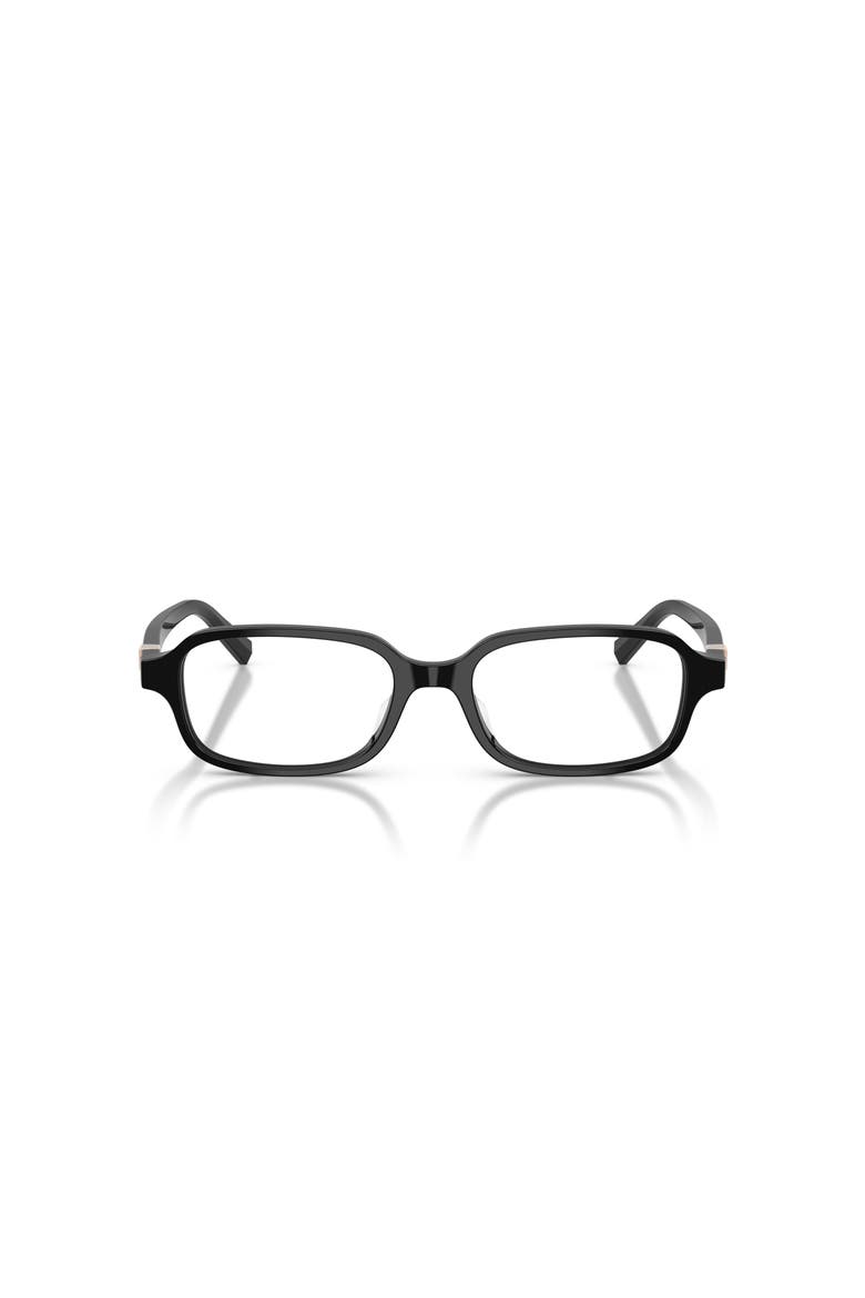 52mm Rectangle optical glasses, Alternate, color, Black