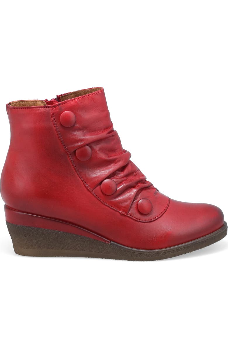 Miz Mooz Maxy Wedge Bootie, Alternate, color, Red