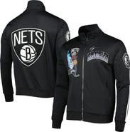 PRO STANDARD Men's Pro Standard Black Brooklyn Nets Hometown Mock Neck Full-Zip Track Jacket