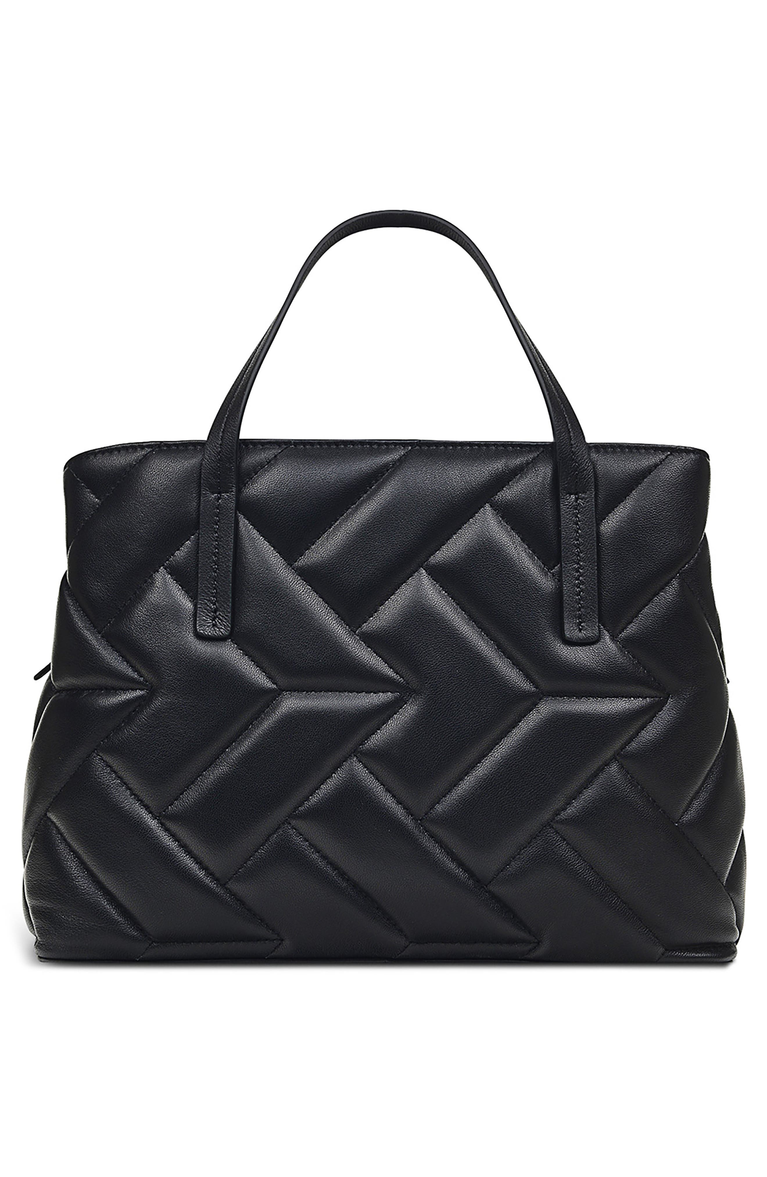 Radley Dukes Place Medium Quilted Tote Bag, Alternate, color, Black
