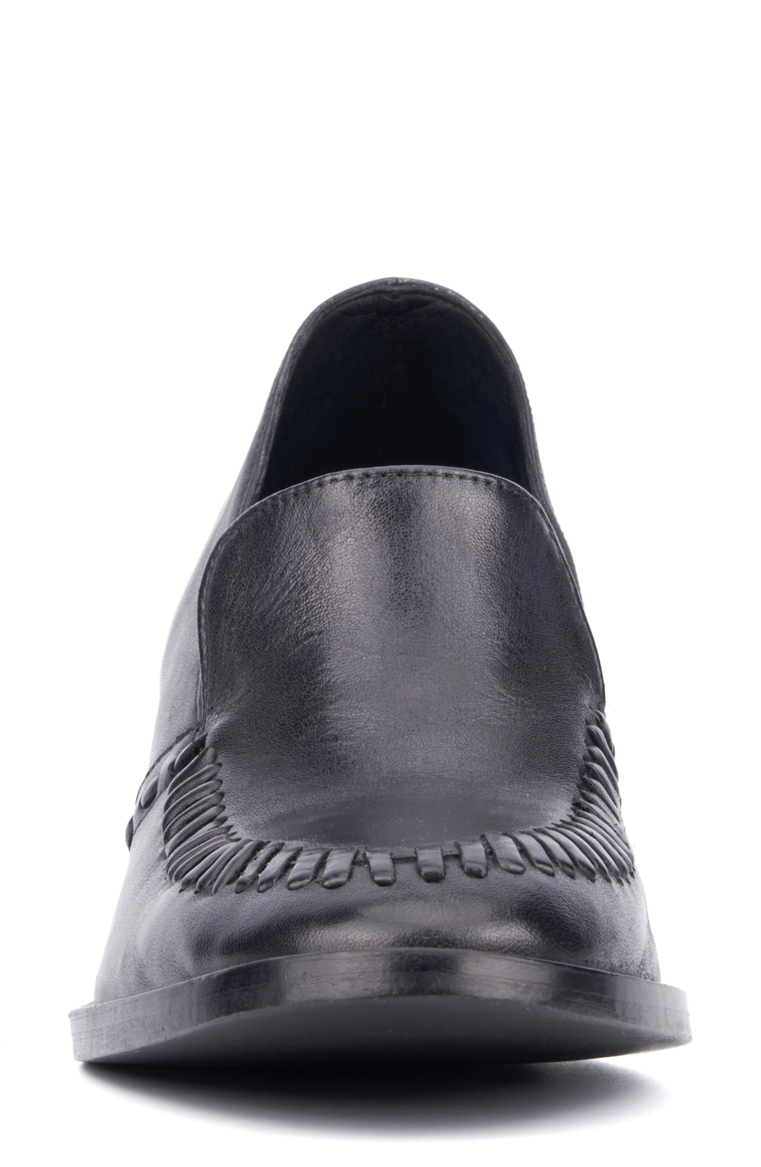 VINTAGE FOUNDRY Elaine Whipstitch Loafer, Alternate, color, Black
