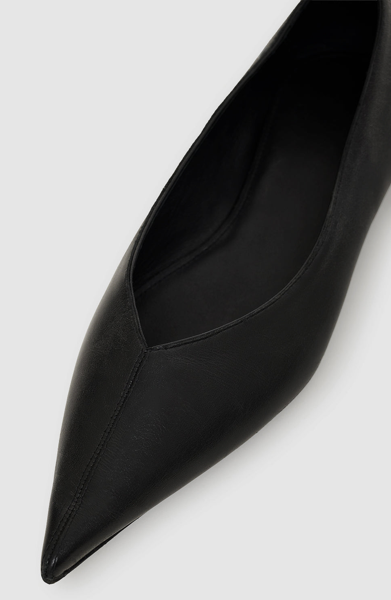 ANINE BING Hilda Ballerinas, Alternate, color, Black