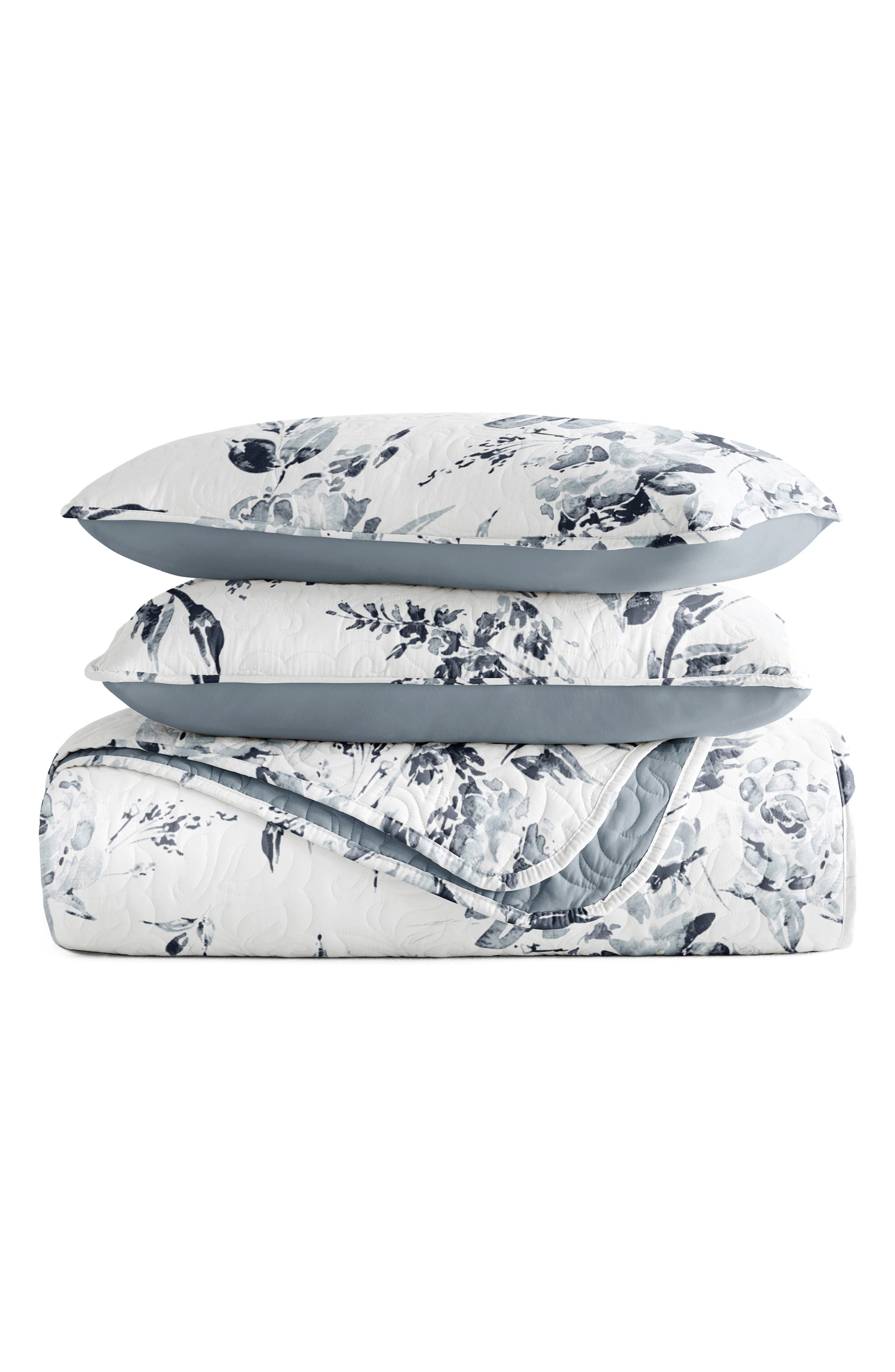 HOMESPUN Pattern Reversible Quilt & Sham Set