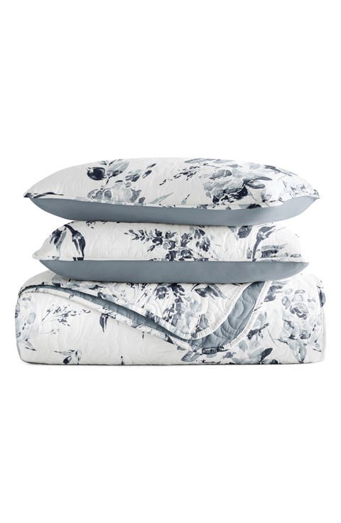 Pattern Reversible Quilt & Sham Set