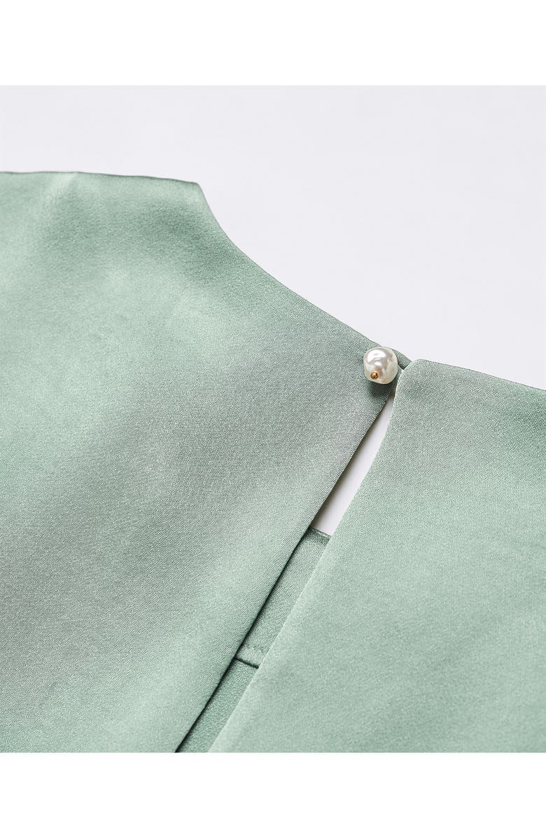 MANGO Massim Satin Top, Alternate, color, 