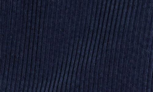 Seasalt Cornwall Asphodel Crop Wide Leg Corduroy Pants In Blue