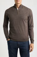 Peter Millar Crown Crafted Excursionist Quarter Zip Sweater