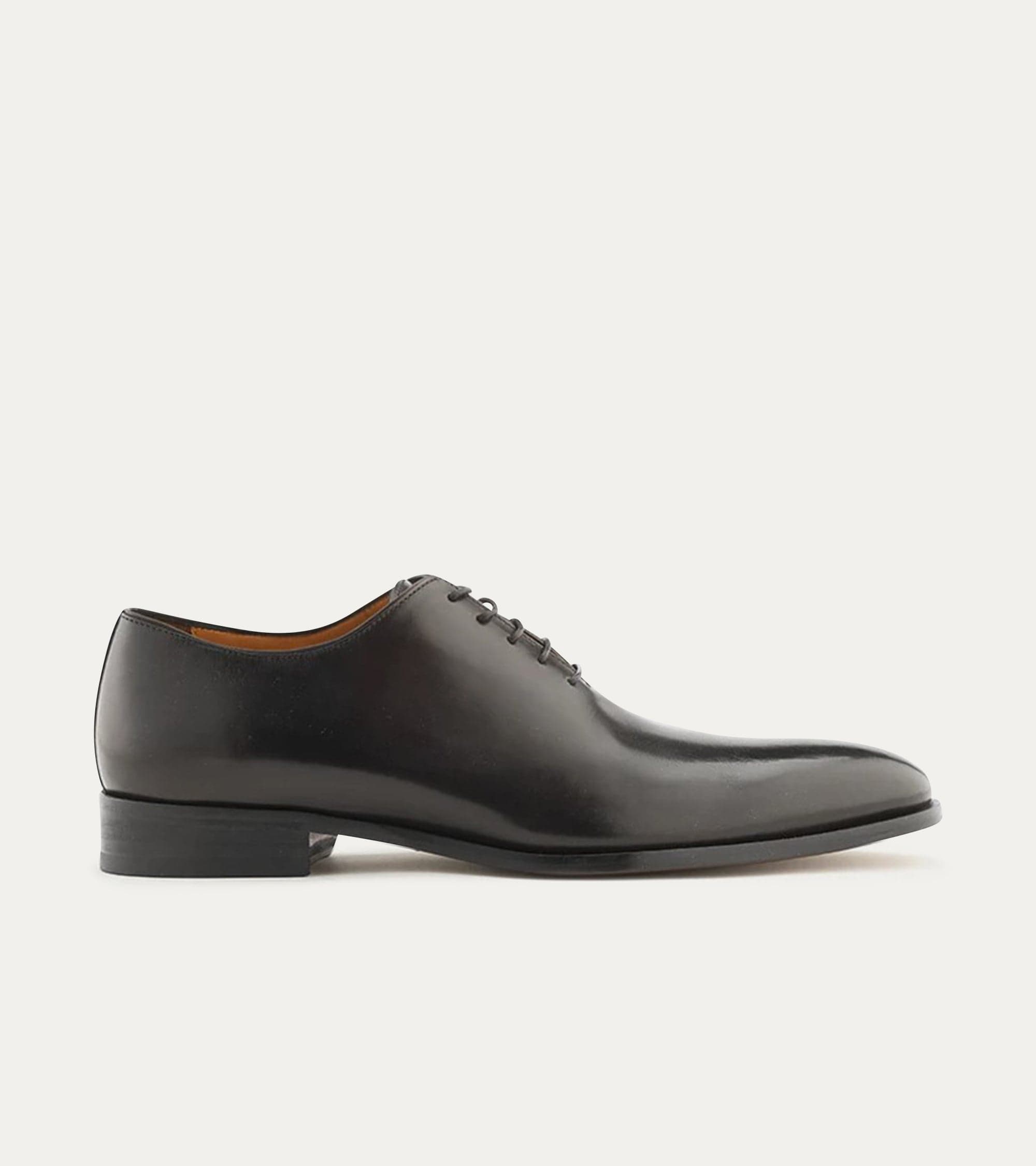 Ace Marks Carlo Wholecut Oxford, Main, color, Black Antique