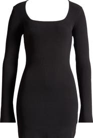 Mistress Rocks Long Sleeve Mini Sweater Dress