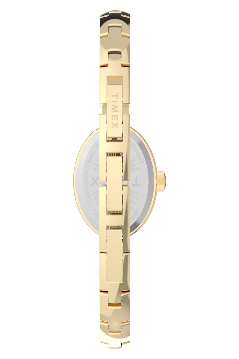 Cavatina Oval Bracelet Watch, 19mm, Alternate, color, GOLD-TONE