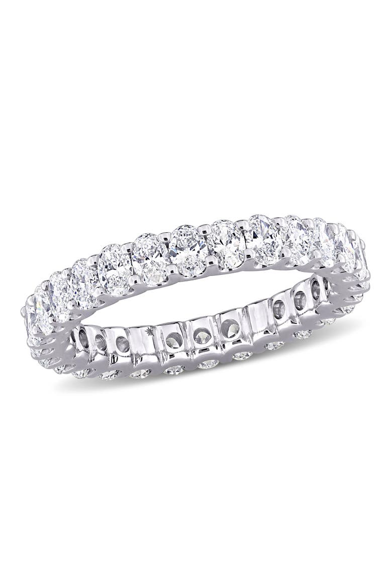 2-1/4 CTW Lab-Grown Diamond Oval Eternity Ring 14k, Main, color, White Gold