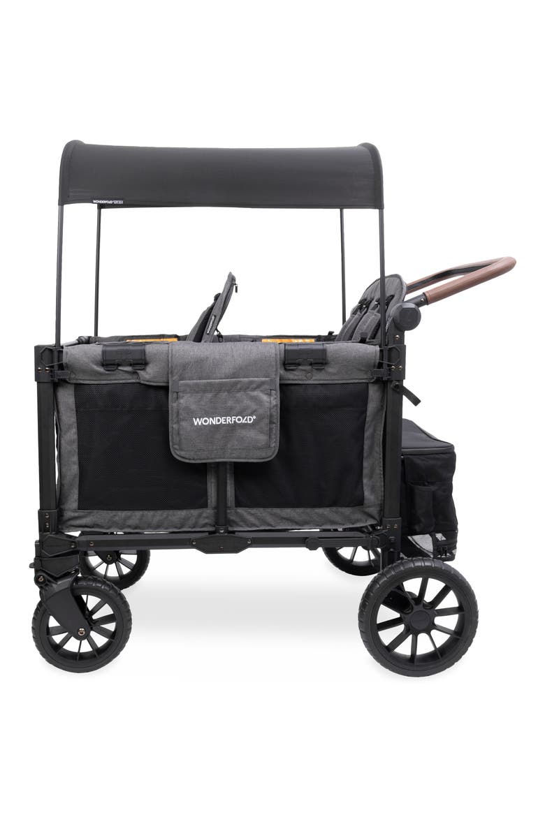 W4 Luxe Pro 4-Passenger Multifunctional Stroller Wagon, Alternate, color, GRAY