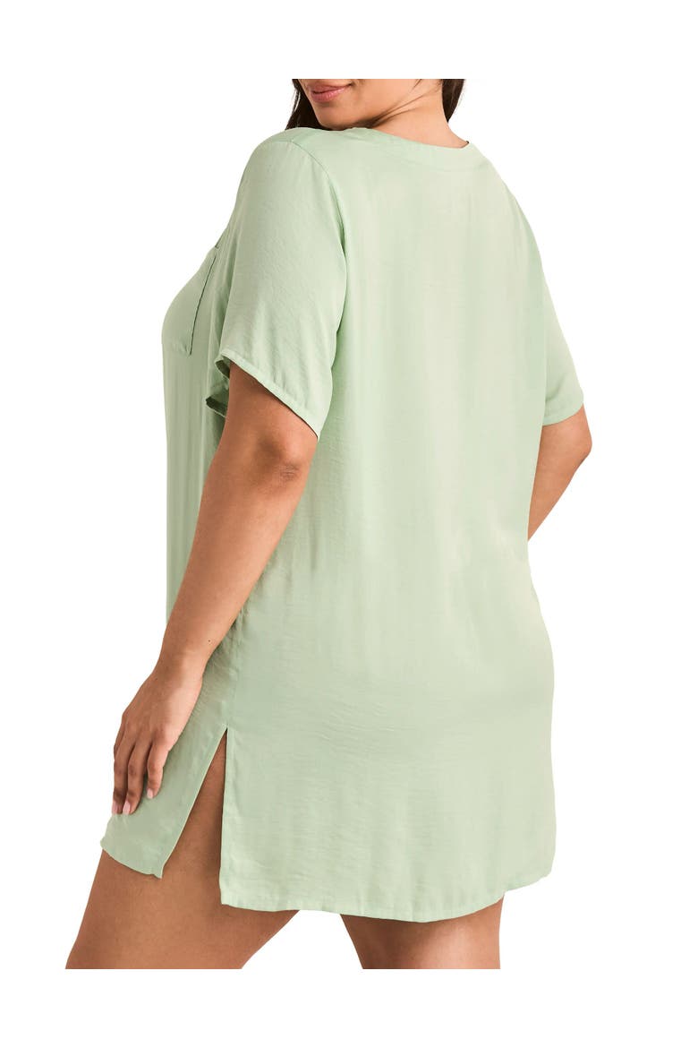 Krysta Sleepshirt, Alternate, color, Medium green