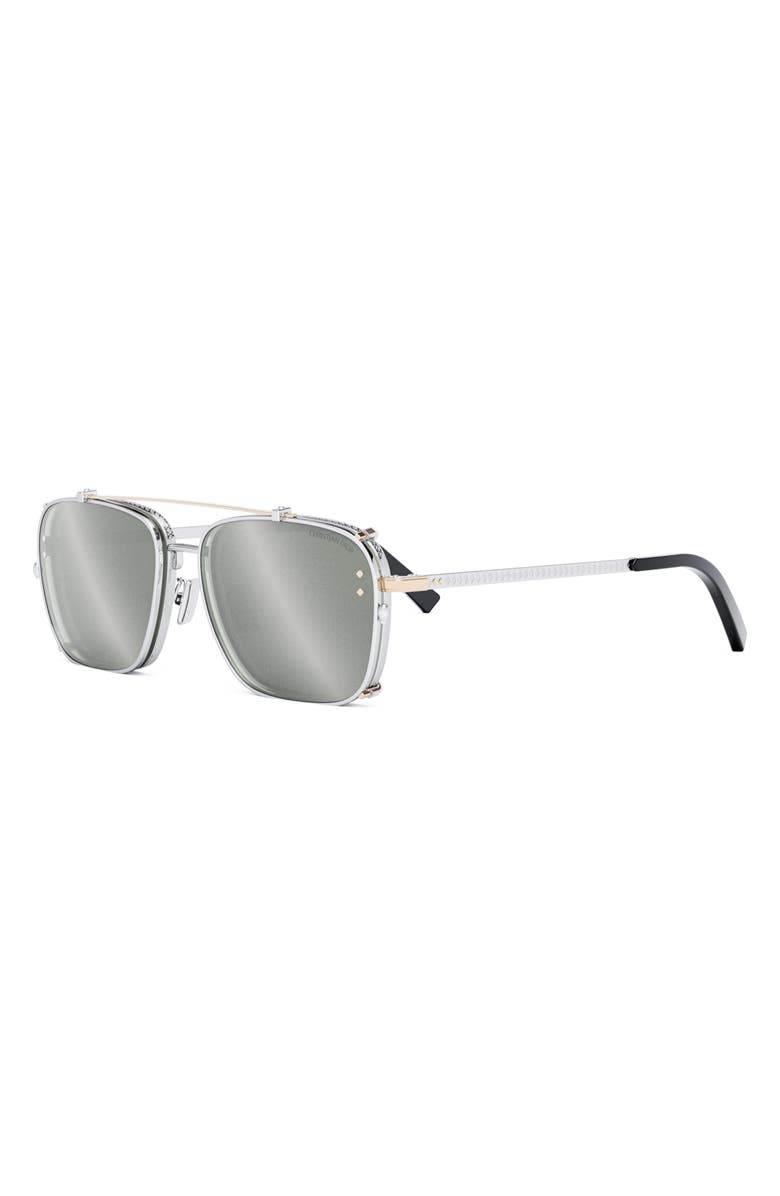 DIOR CD Diamond S4U 55mm Square Sunglasses, Alternate, color, 