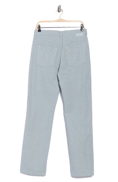 Ag High Waist Straight Leg Jeans In Gray