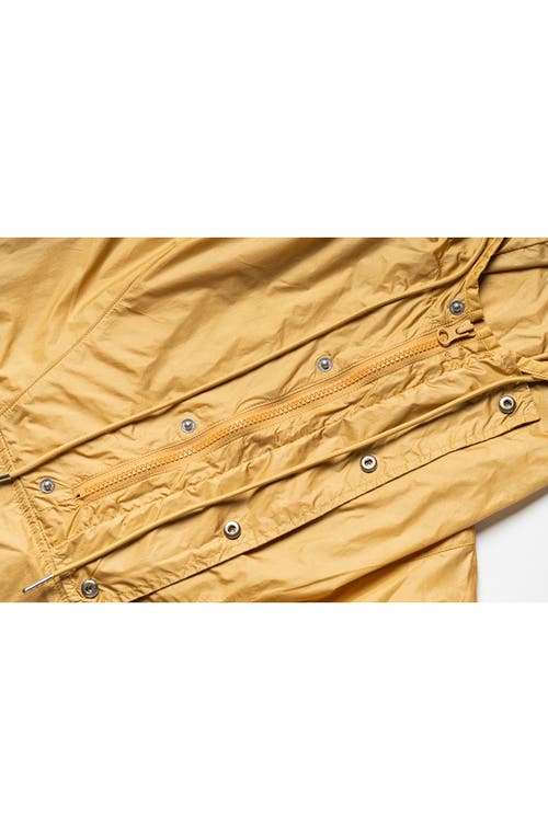 Alphastyle Lodi Water Repellent Lightweight Anorak Jacket In Brown