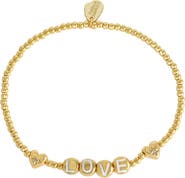 Estella Bartlett Love Letter Beaded Bracelet