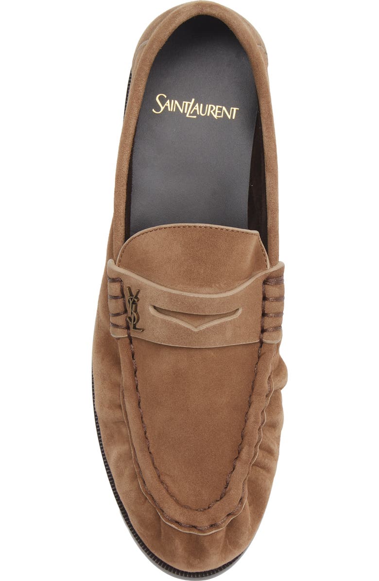 Saint Laurent Le Loafer, Alternate, color, Beige