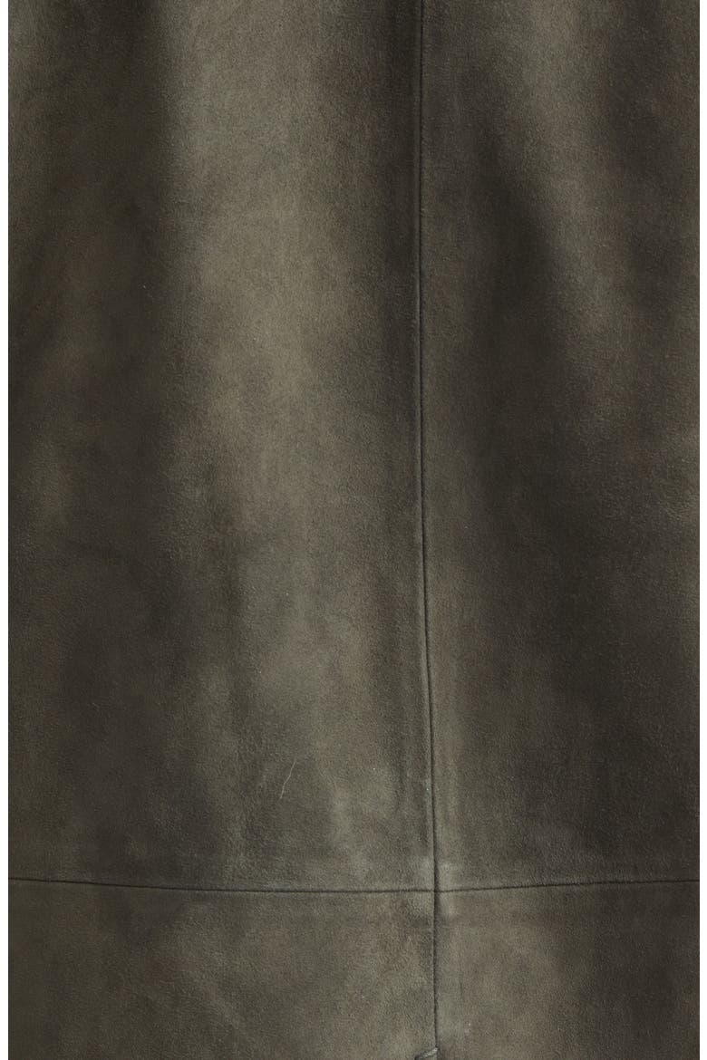 Suede Barn Jacket, Alternate, color, DARK THYME