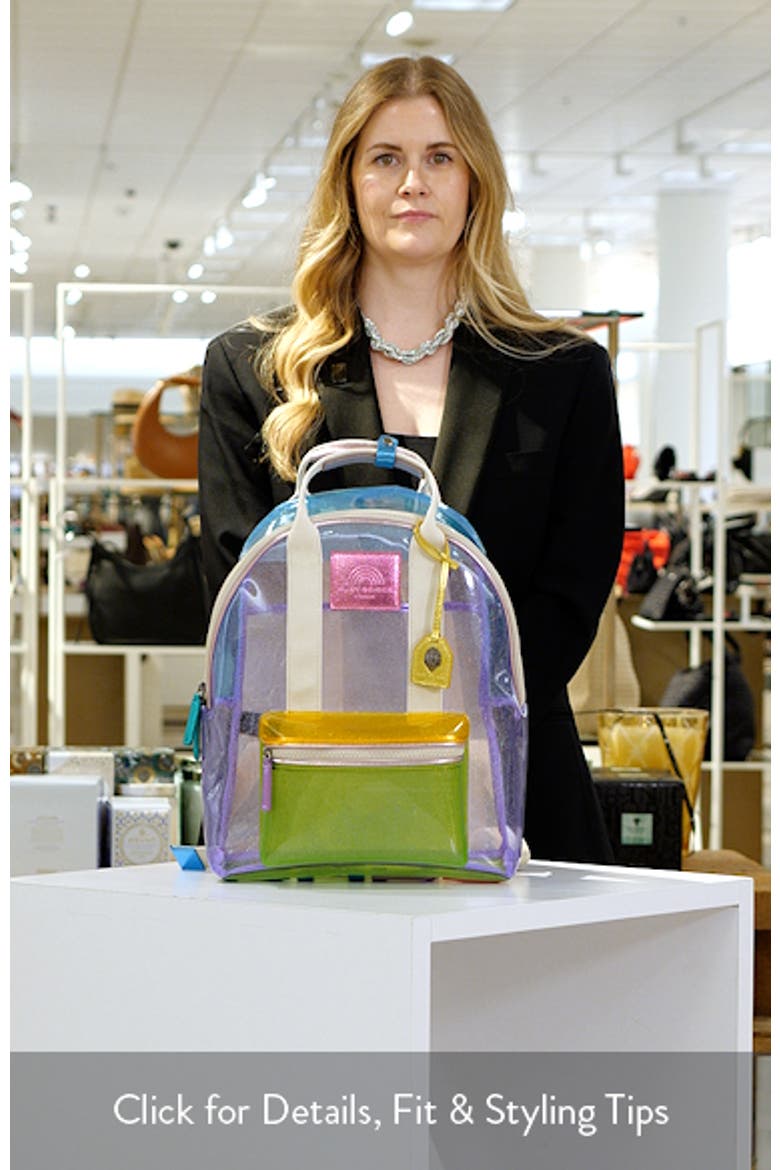 Large Southbank Vinyl Clear Backpack video