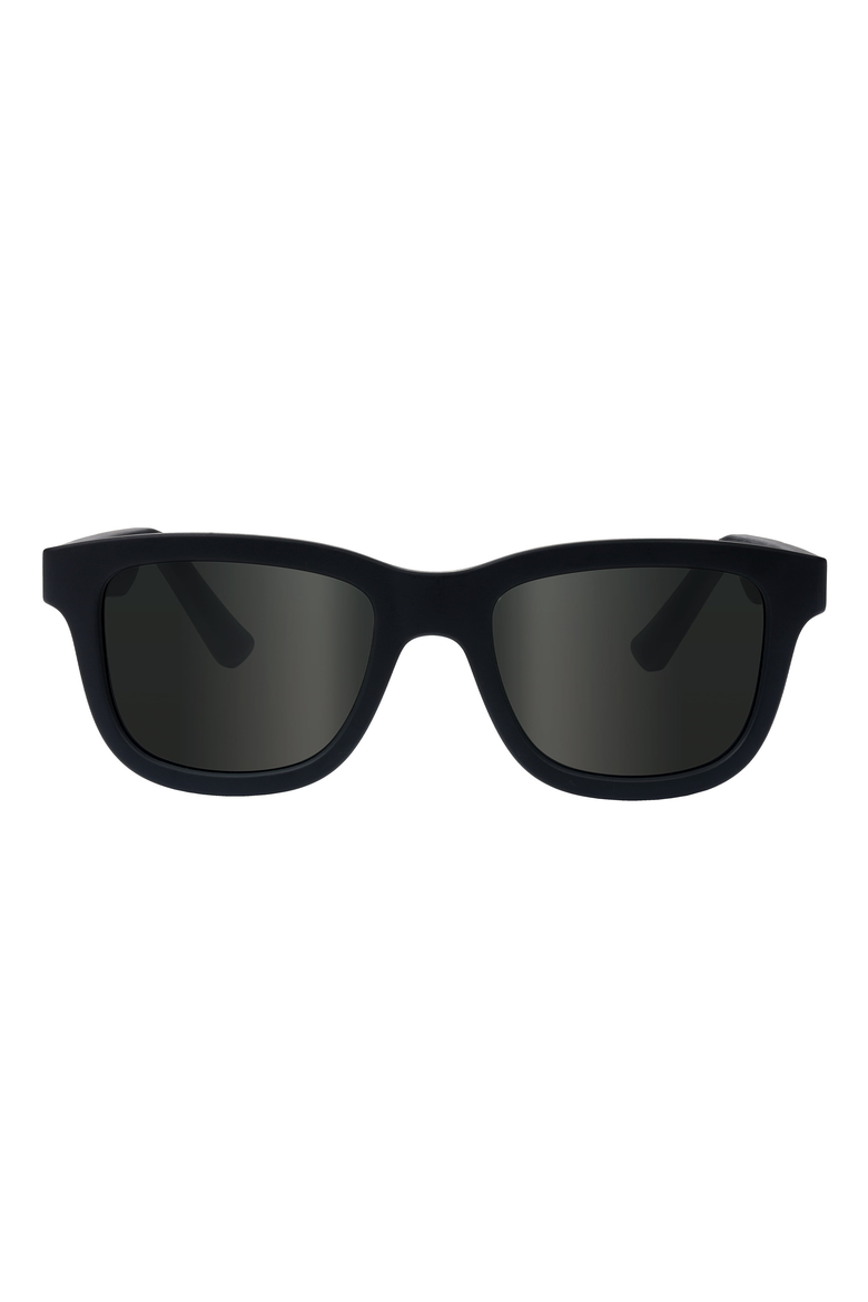 Dusk Classic Button/App Alpha Sunglasses, Main, color, Black