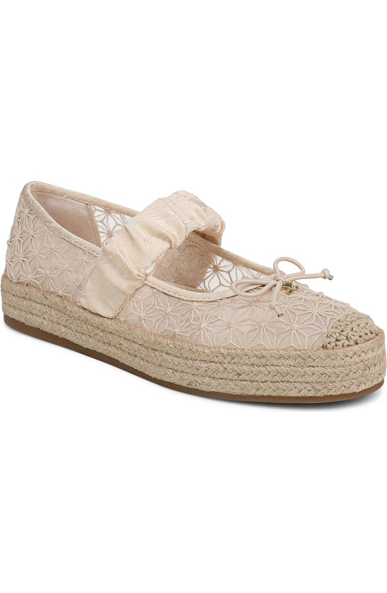Circus NY by Sam Edelman Lillie Mesh Platform Espadrille, Main, color, Vanilla Bean