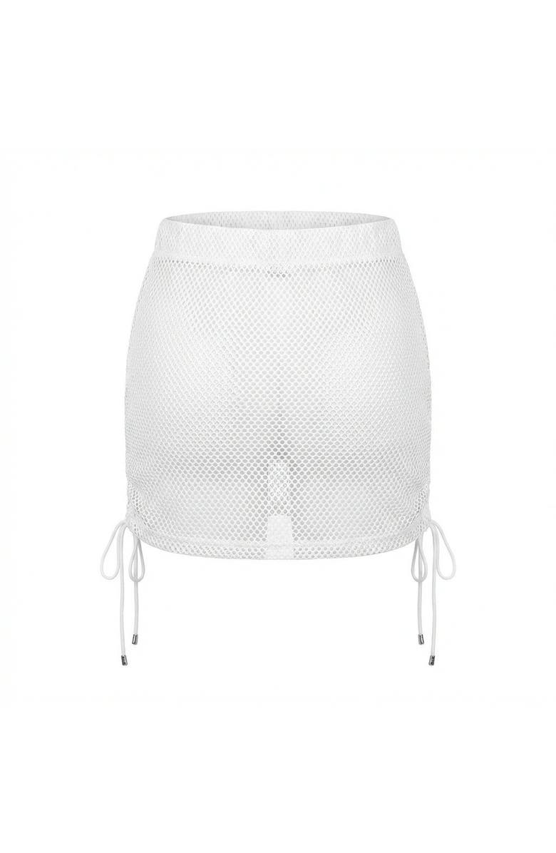 Moeva Alejandra Cover Up Skirt Resortwear, Main, color, White