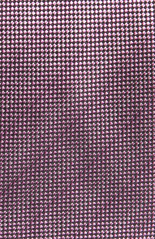 Nordstrom Textured Pinstripe Silk Jacquard Tie