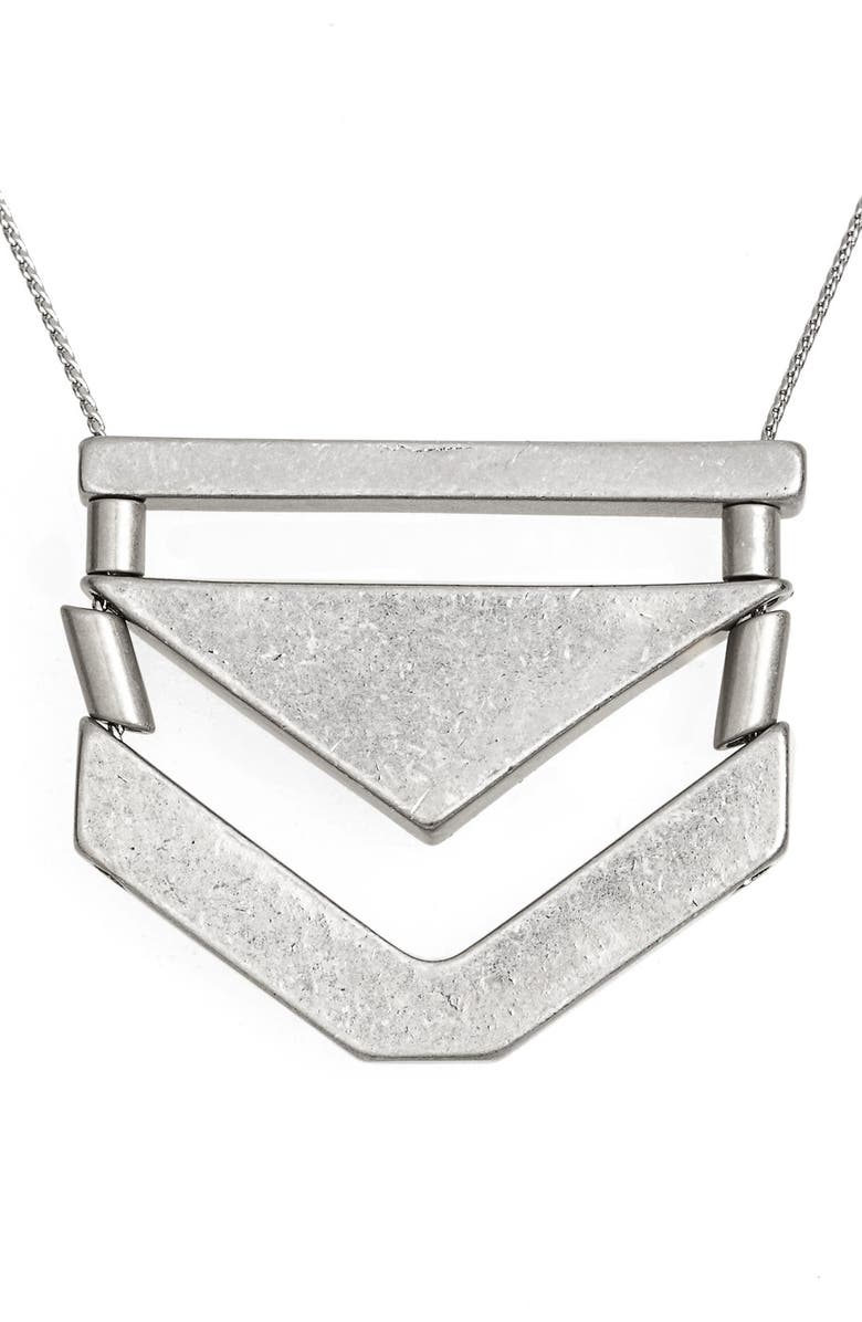 BP. Chevron Pendant Necklace, Alternate, color, 
