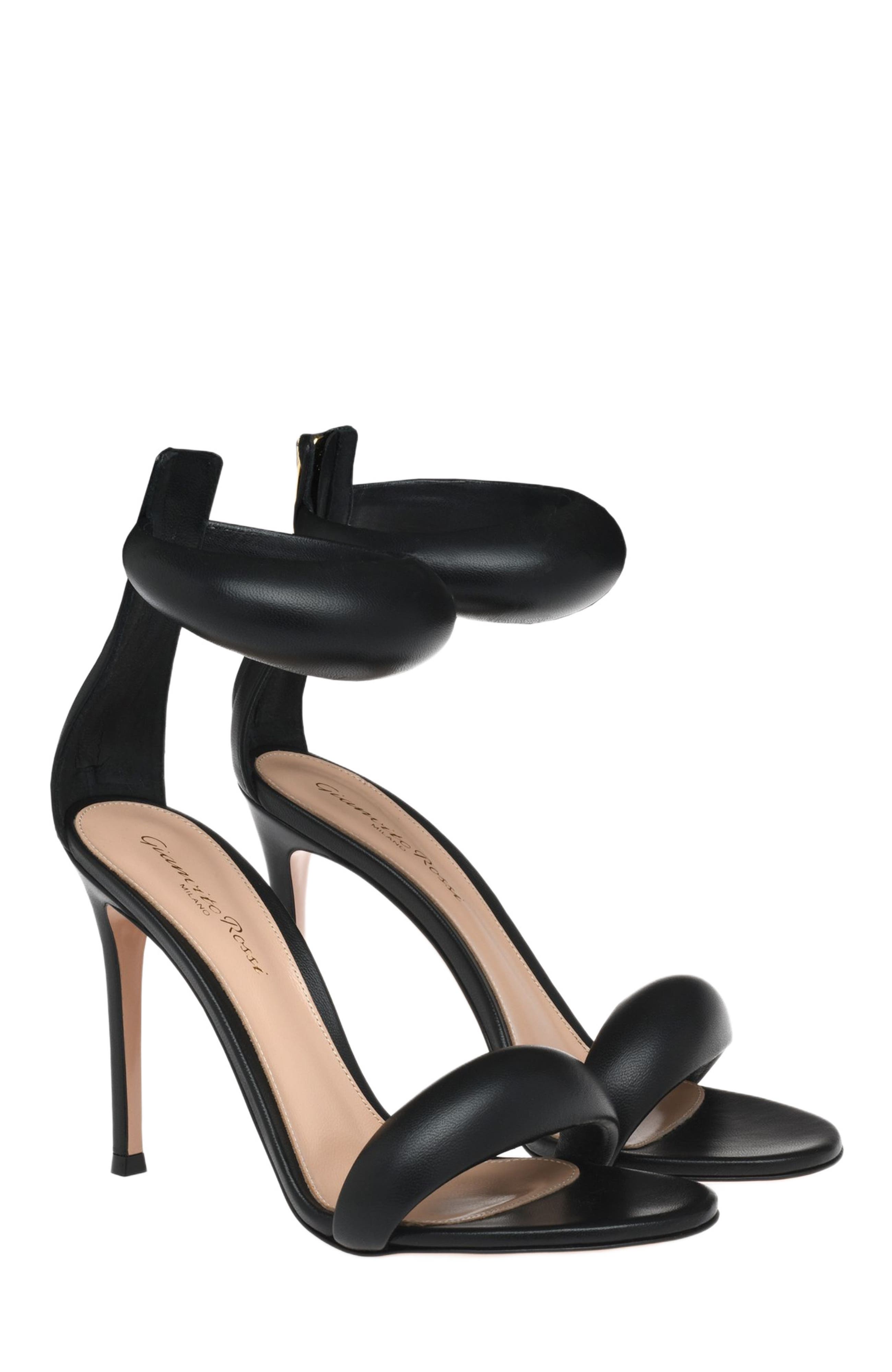 Gianvito Rossi Bijoux Sandals, Alternate, color, Black