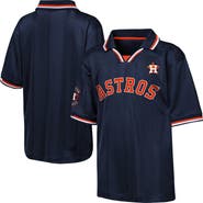 Outerstuff Youth Outerstuff Navy Houston Astros Y2 Tech Stadium Fashion Collar T-Shirt