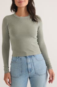 Marine Layer Lexi Sun-In Rib Long Sleeve T-Shirt