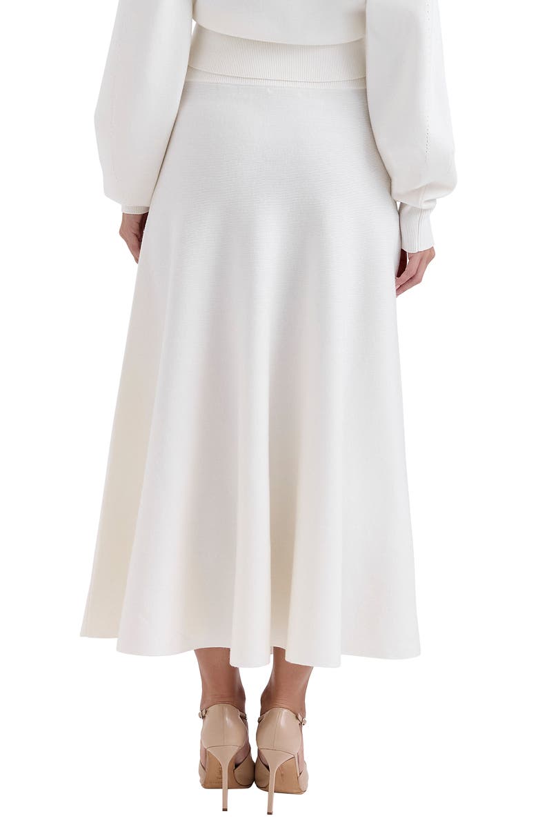 HOUSE OF CB Solara Maxi Sweater Skirt, Alternate, color, Ivory