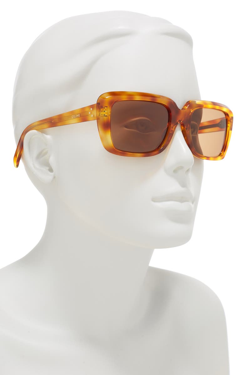 CELINE 57mm Square Sunglasses, Alternate, color,