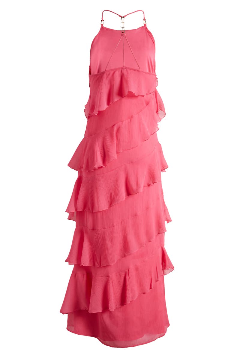 River Island Reese Tiered Ruffle Maxi Dress, Alternate, color, 