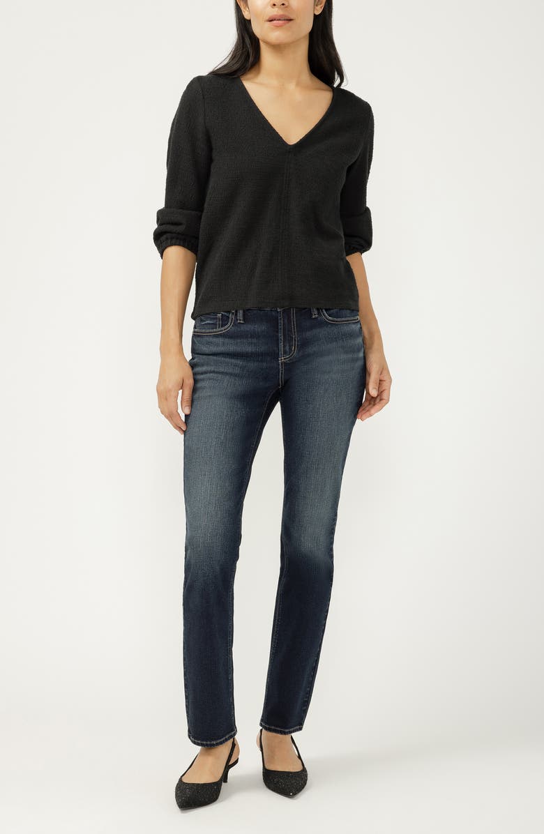 Silver Jeans Co. Elyse Straight Leg Jeans, Alternate, color, Rosemead