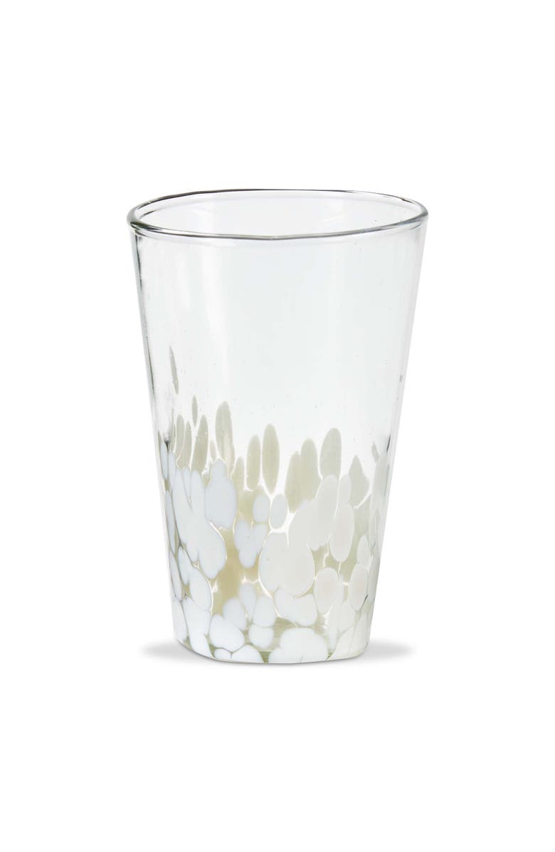 tag Pinto Confetti White Tumbler - 15oz Dishwasher Safe Drinkware, Main, color, White