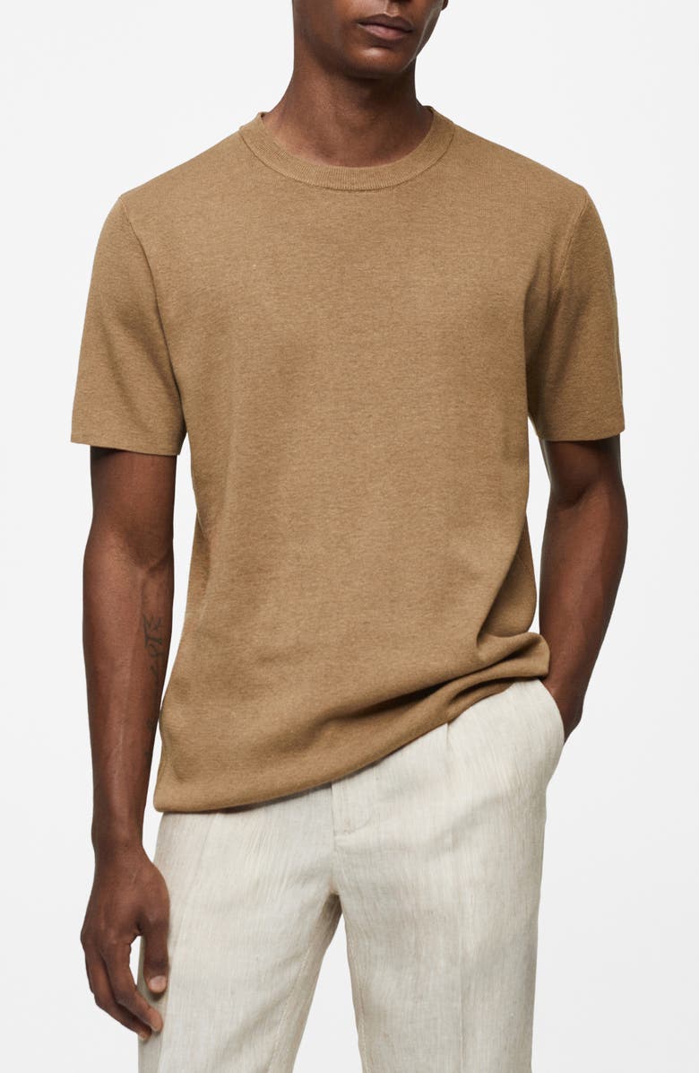 MANGO x Antoine Griezmann Solid Crewneck Sweater T-Shirt, Main, color, 