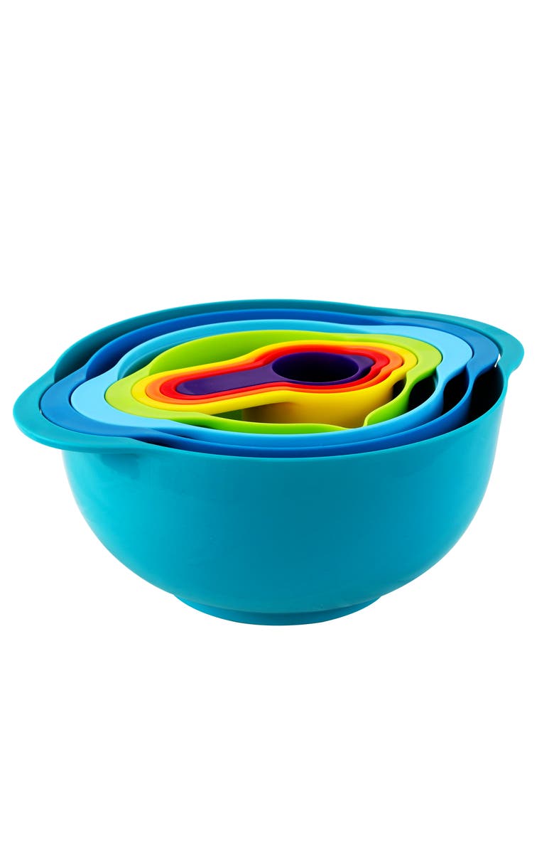 Megachef Multipurpose Stackable Mixing Bowl and Measuring Cup Set, Alternate, color, Assorted