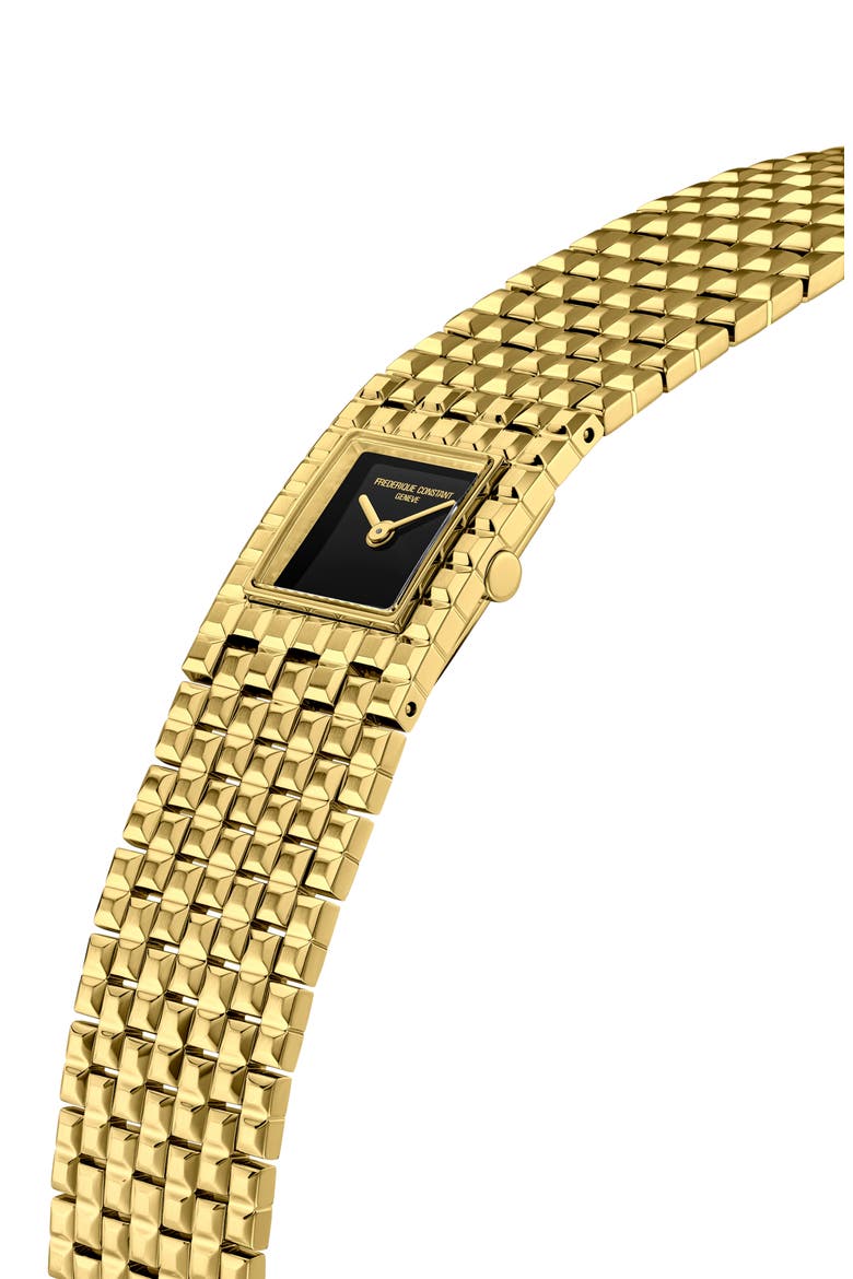 Classics Manchette Bracelet Watch, 25.7mm x 20mm, Alternate, color, GOLD-TONE