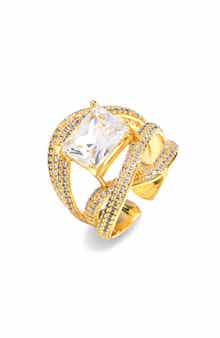 EYE CANDY LOS ANGELES Cubic Zirconia Statement Ring