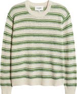Corridor Stripe Cotton, Linen & Silk Sweater