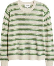 Corridor Stripe Cotton, Linen & Silk Sweater
