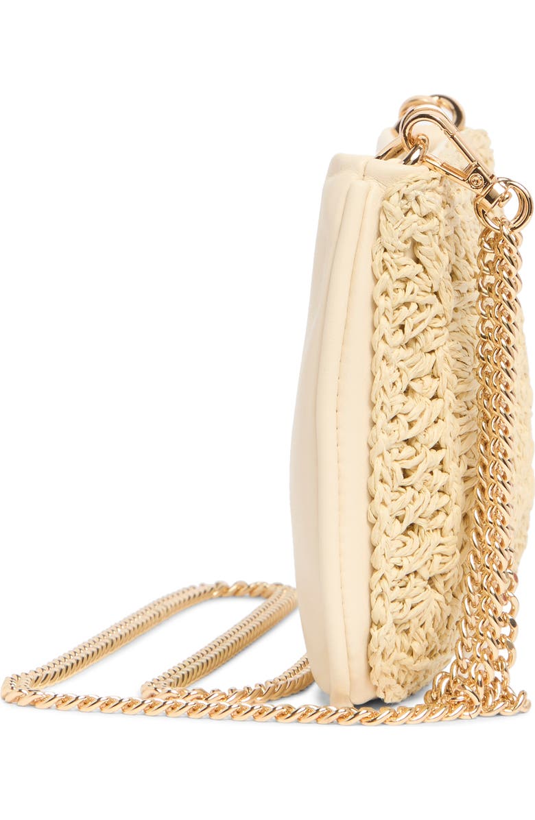 Olga Berg Dana Raffia Shoulder Bag, Alternate, color,