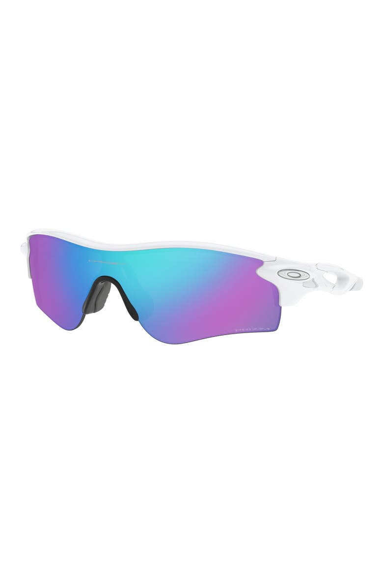 38mm RadarLock® Path® Wrap Sunglasses, Alternate, color, POLISHED WHITE/ PRIZM SAPPHIRE