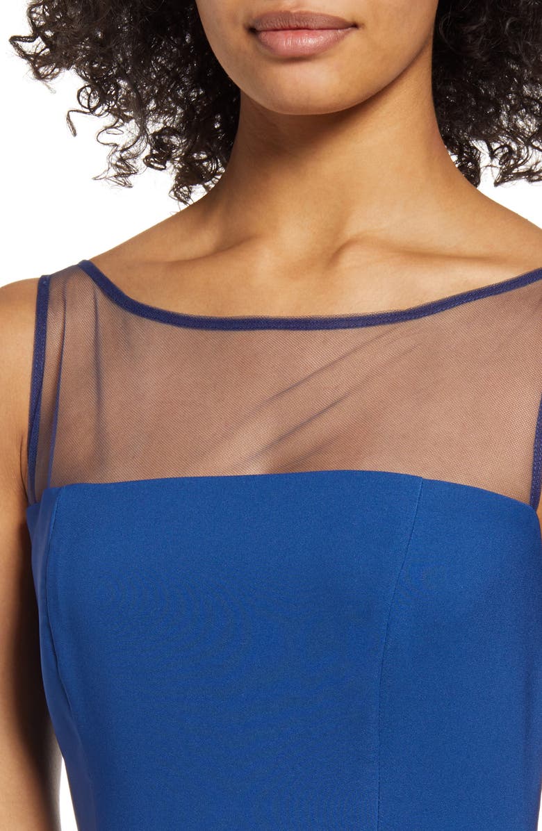 JS Collections Lynn Petal Hem Cocktail Dress, Alternate, color, 