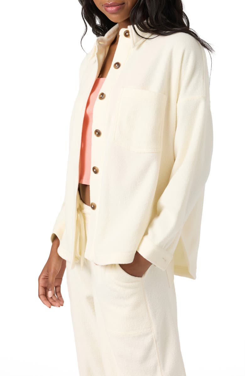 O'Neill Wavelength Fleece Chore Jacket, Alternate, color, Winter White