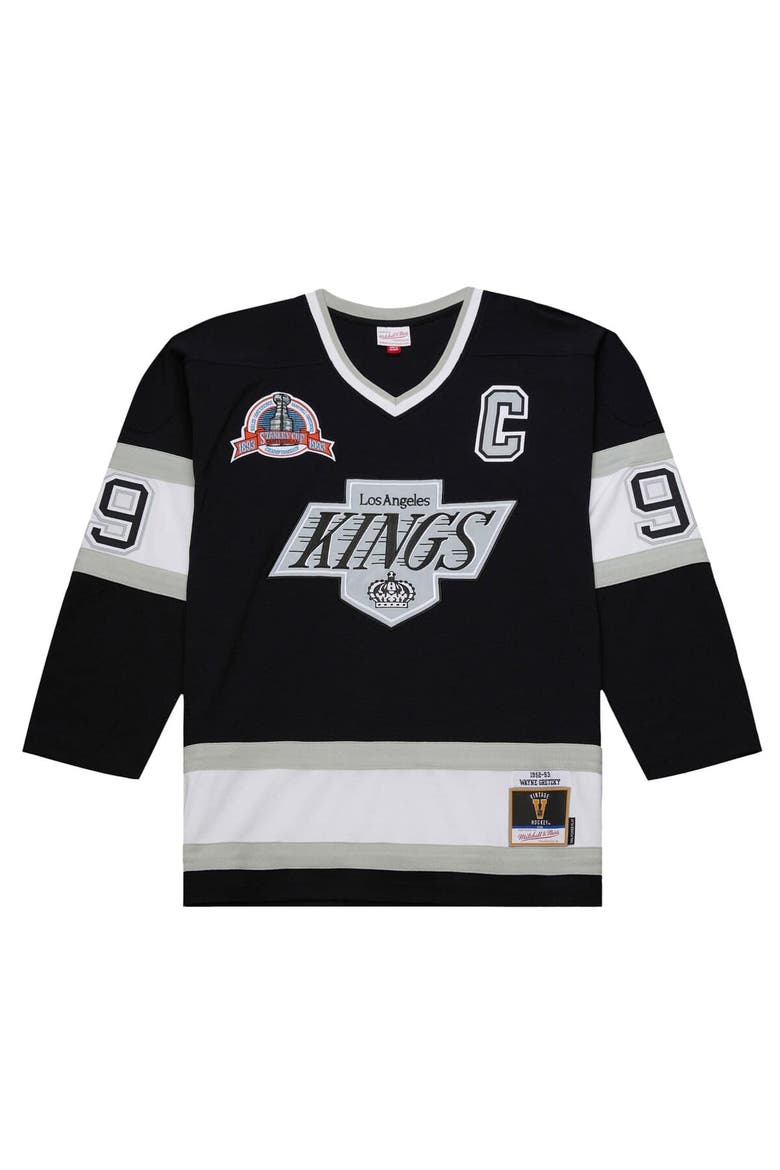 Men's Wayne Gretzky Black Los Angeles Kings 1992-93 Power Play Jersey, Alternate, color, Black