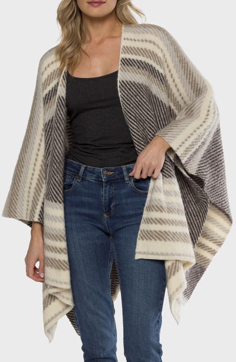Stripe Poncho
