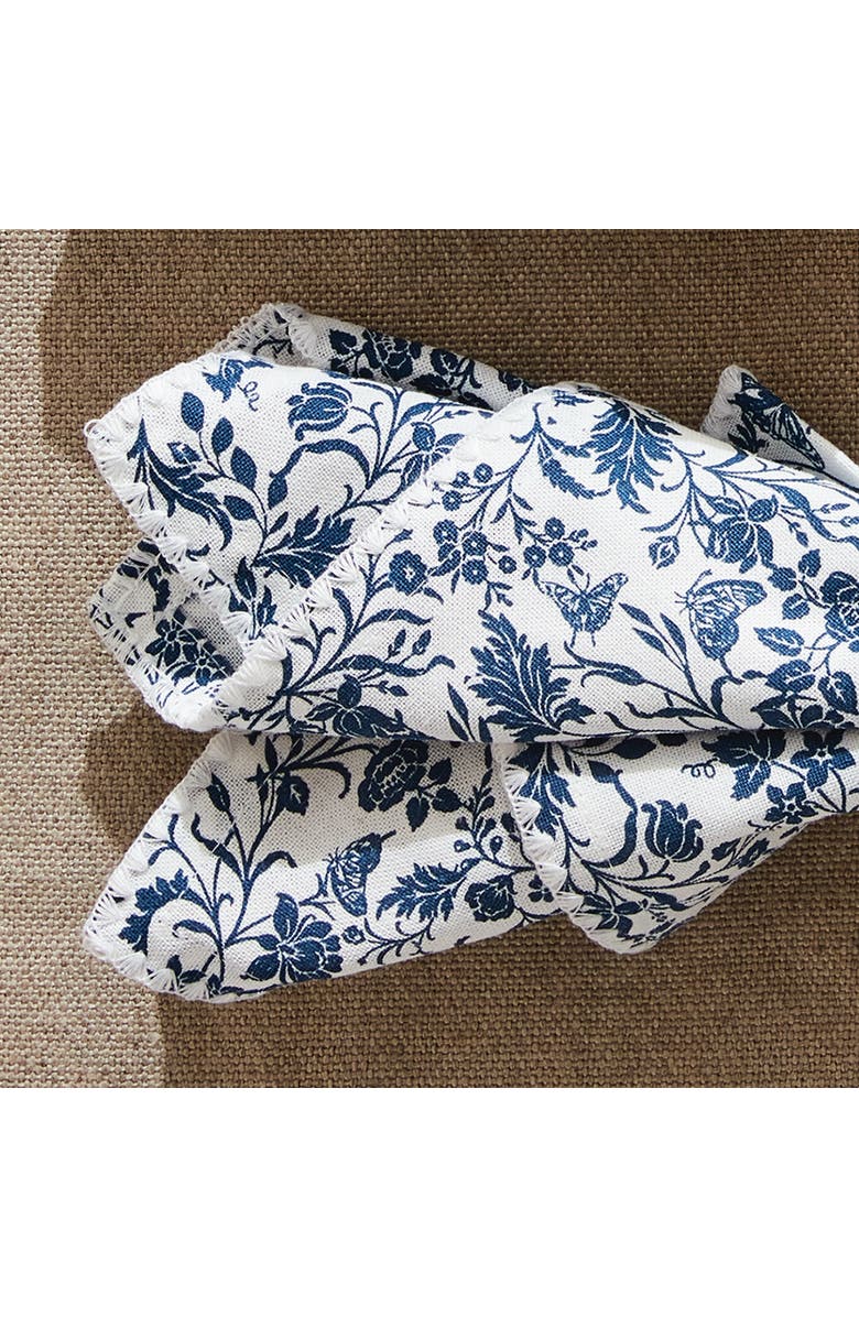 Napa Home & Garden Bella Napkins Set of 4, Alternate, color, Blue